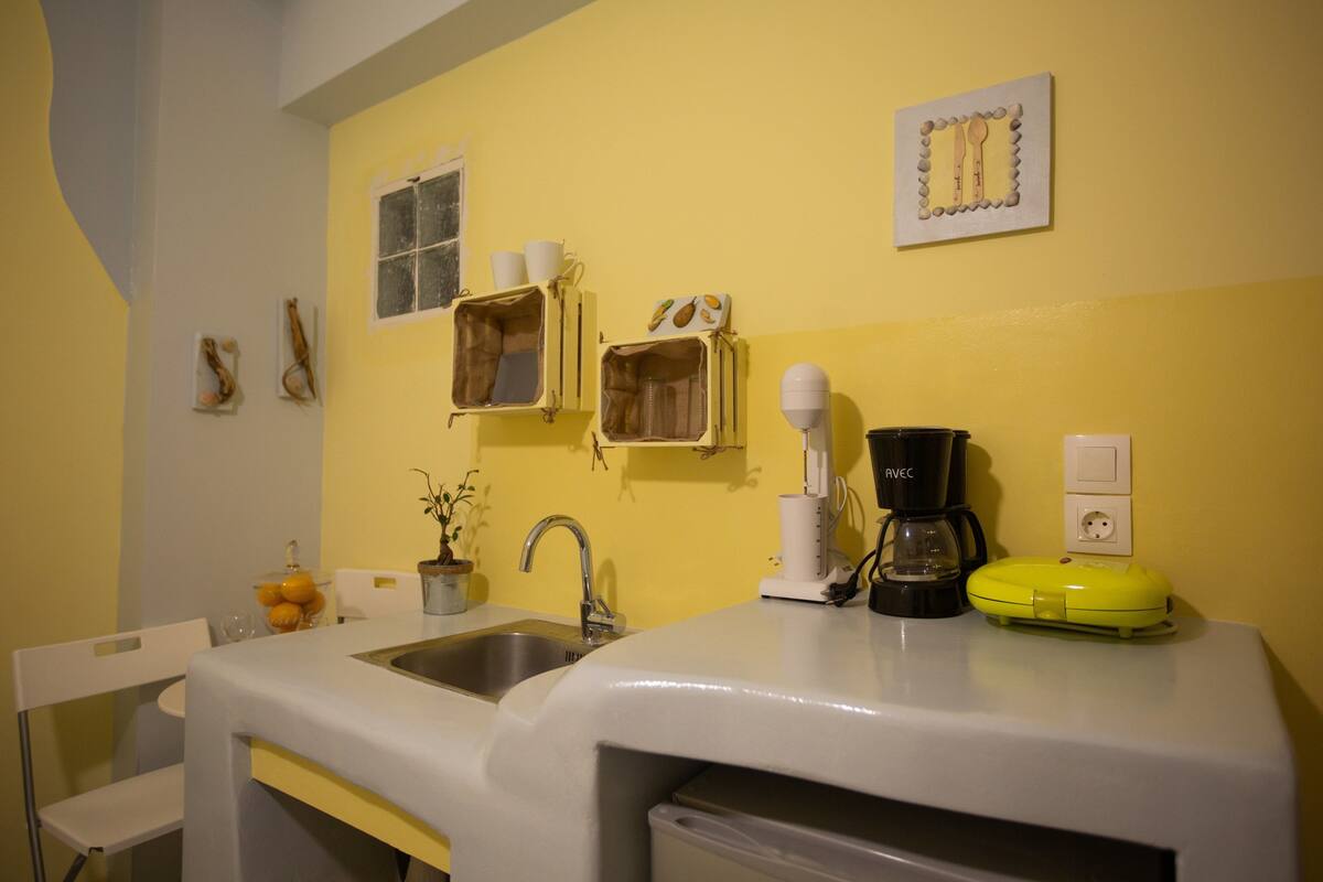 아파트, 침실 1개 (Lemon) | 책상, 다리미/다리미판, 무료 WiFi, 침대 시트
