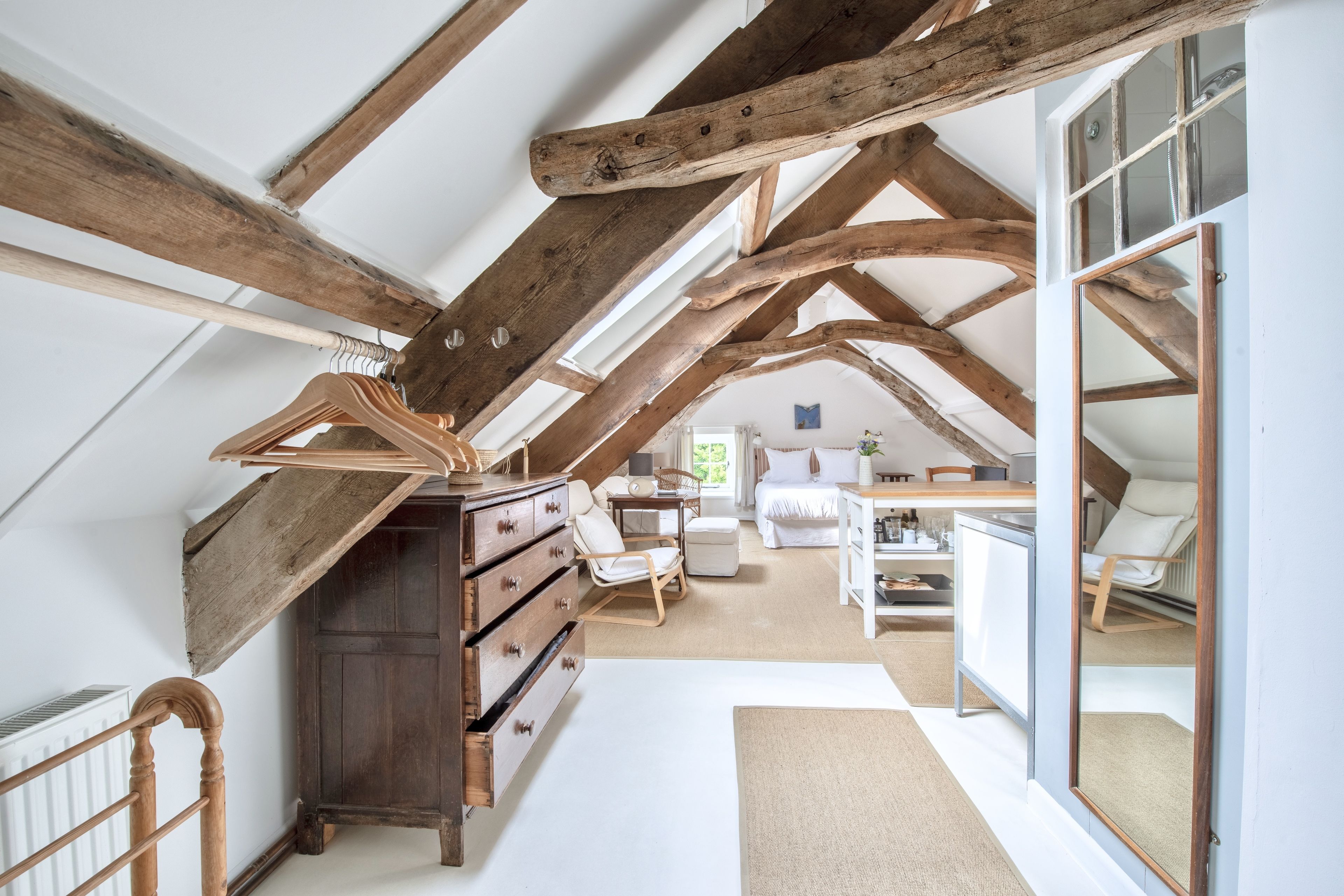 Studio Apartment (Attic Room) | Iron/ironing board, free WiFi, bed sheets