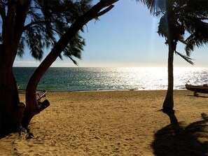 On the beach
