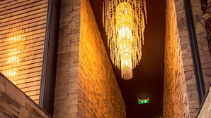 A staircase with wooden steps and stone walls, leading upwards. - Wellness Hotel Astra (Spindleruv Mlyn)