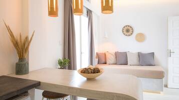 Leilighet – superior | Sengetøy av topp kvalitet, safe på rommet og strykejern/-brett