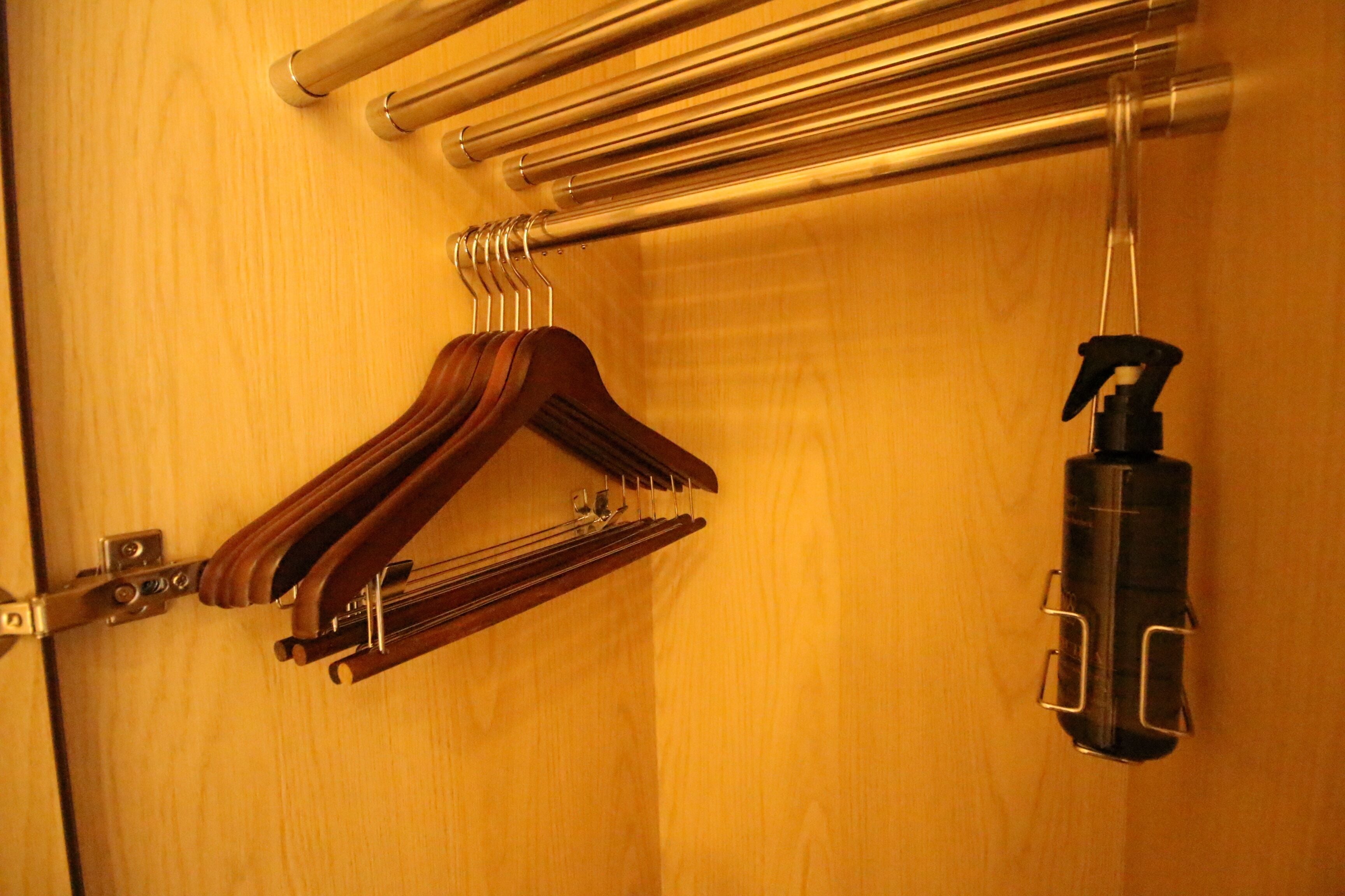 1 bedroom, blackout curtains, soundproofing, iron/ironing board