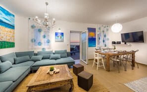 Villa Panoramique, vue mer | Coin séjour