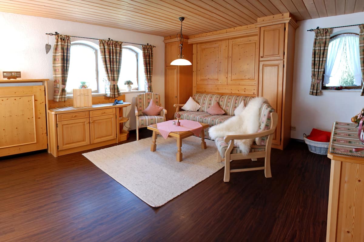 Comfort Apartment, 1 Bedroom, Terrace (Allgäu) | Seterika/papan seterika, katil bayi/kot (percuma), Wi-fi percuma