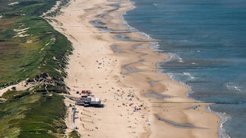 Vlak bij het strand