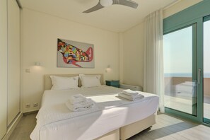 Villa 3 Bedrooms with Small Private Pool | 3 bedrooms, premium bedding, in-room safe, individually decorated - Ouzo Panoramic Houses 2, with private pool (Lesvos)