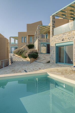 Villa 3 Bedrooms with Small Private Pool | Private pool - Ouzo Panoramic Houses 2, with private pool (Lesvos)