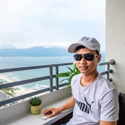 Panoramic Apartment, 2 Queen Beds, Kitchen, Sea View | Balcony