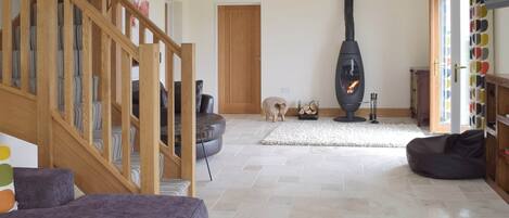 تلفزيون، مدفأة