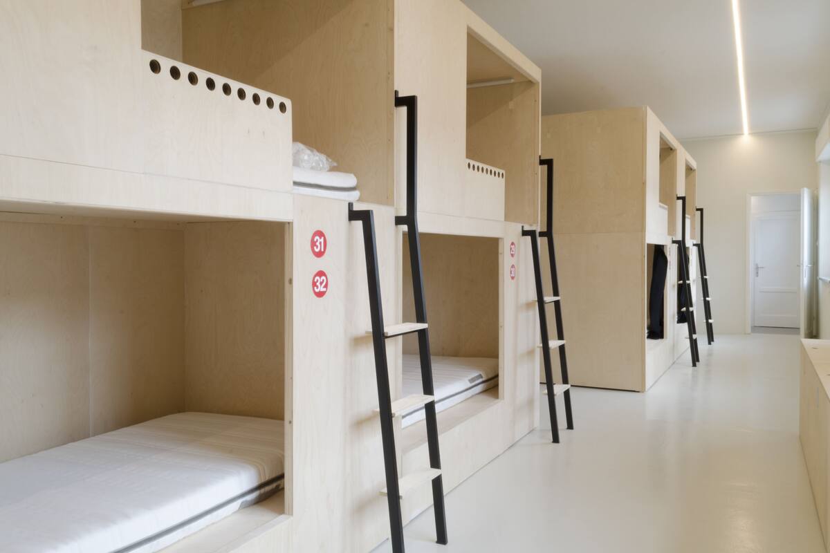 Basic Shared Dormitory, Multiple Beds, Shared Bathroom | WiFi (free), bed sheets