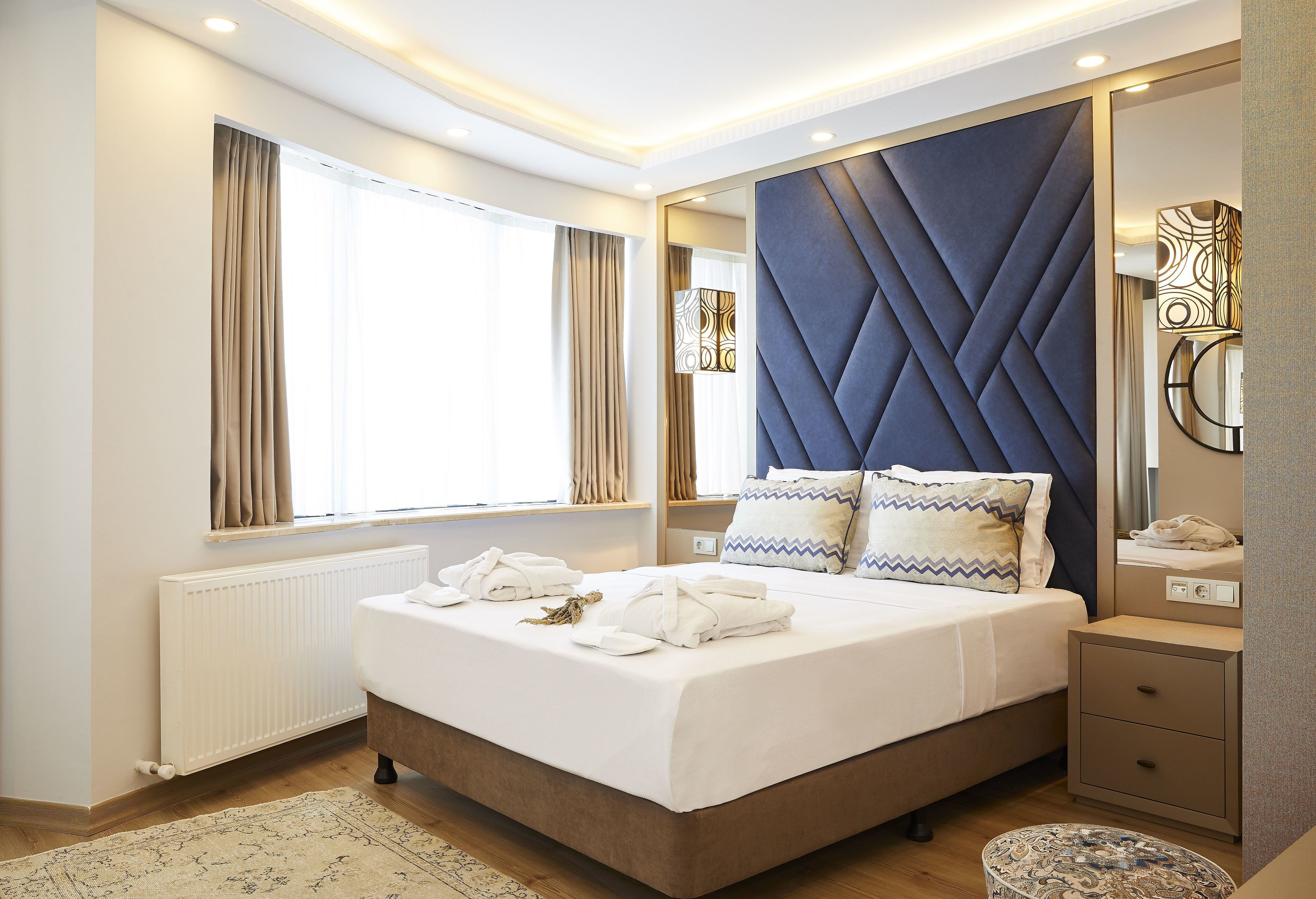 Draps en coton égyptien, literie de qualité, couette en duvet