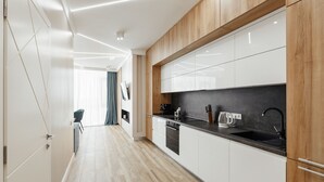 Leilighet – deluxe, 2 soverom (#316) | Eget kjøkken | Kjøleskap, mikrobølgeovn, ovn og kokeplater