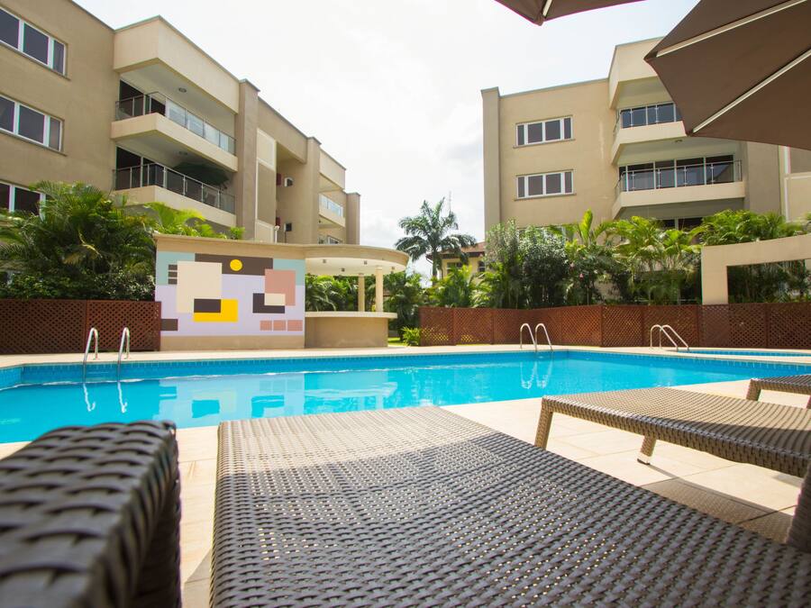 Udendørs pool, liggestole