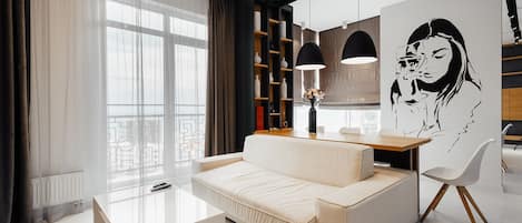 Apartment, 2 Bedrooms, Sea View (#447) | Desk, soundproofing, iron/ironing board, cribs/infant beds