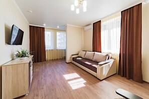 Apartamento (1 Room) | Cortinas blackout, quartos à prova de som, ferros/tábuas de passar roupa