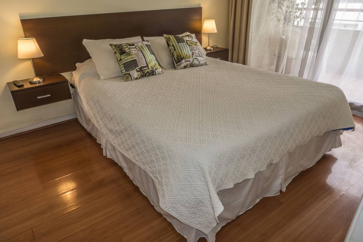 Executive Apartment, City View | In-room safe, desk, laptop workspace, blackout drapes