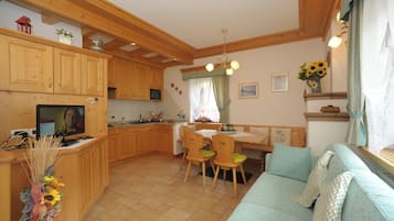 Apartment, 2 Bedrooms | Private kitchenette | Full-sized fridge, microwave, stovetop, dishwasher