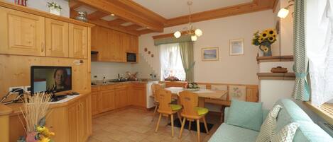 Apartment, 2 Bedrooms | Private kitchenette | Full-sized fridge, microwave, stovetop, dishwasher