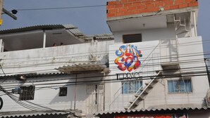 A building with a visible sign reading "TERRACOTA." - Sunset Terrace - Hostel (Cartagena)