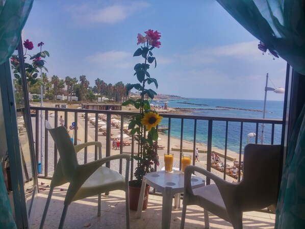 Doppelzimmer, Balkon, Meerblick | Ausblick vom Zimmer