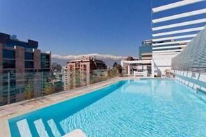 Rooftop pool - Departamentos Amoblados Costa Lyon (Santiago)