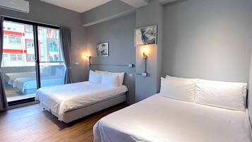 Quadrupla Standard, balcone | Tende oscuranti, Wi-Fi gratuito