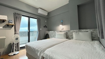 Twin Room, Balcony | Blackout drapes, free WiFi