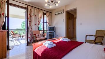 Villa, 3 Bedrooms, Private Pool | 3 bedrooms, desk, iron/ironing board, cots/infant beds