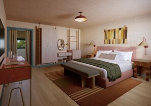 Egyptian cotton sheets, premium bedding, down duvets, pillow-top beds