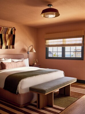 Deluxe Room, 1 King Bed | Egyptian cotton sheets, premium bedding, down duvets, pillow-top beds - Hotel Corduroy (Montauk)