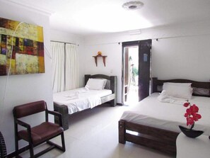 Free WiFi, bed sheets