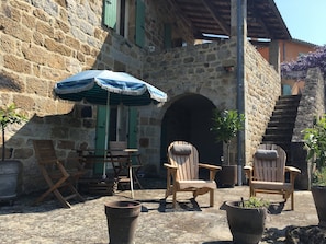 Terrace/patio - Suite 2 blue rooms (Joyeuse)