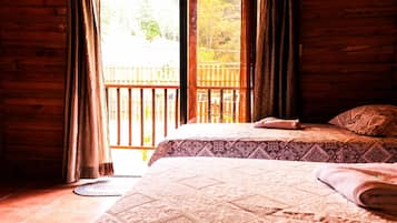 Cabaña familiar | Wifi gratis y ropa de cama