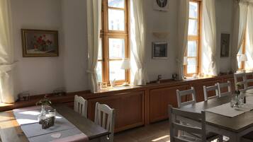 Daily buffet breakfast (EUR 9 per person)