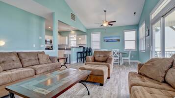 Smart TV, DVD player, books