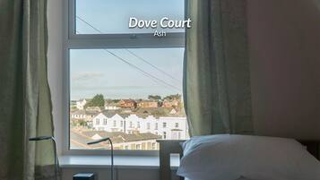 2 bedrooms, in-room safe, iron/ironing board, WiFi