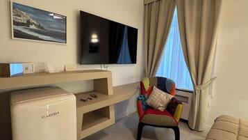 Minibar, caja de seguridad en la habitación y sistema de insonorización