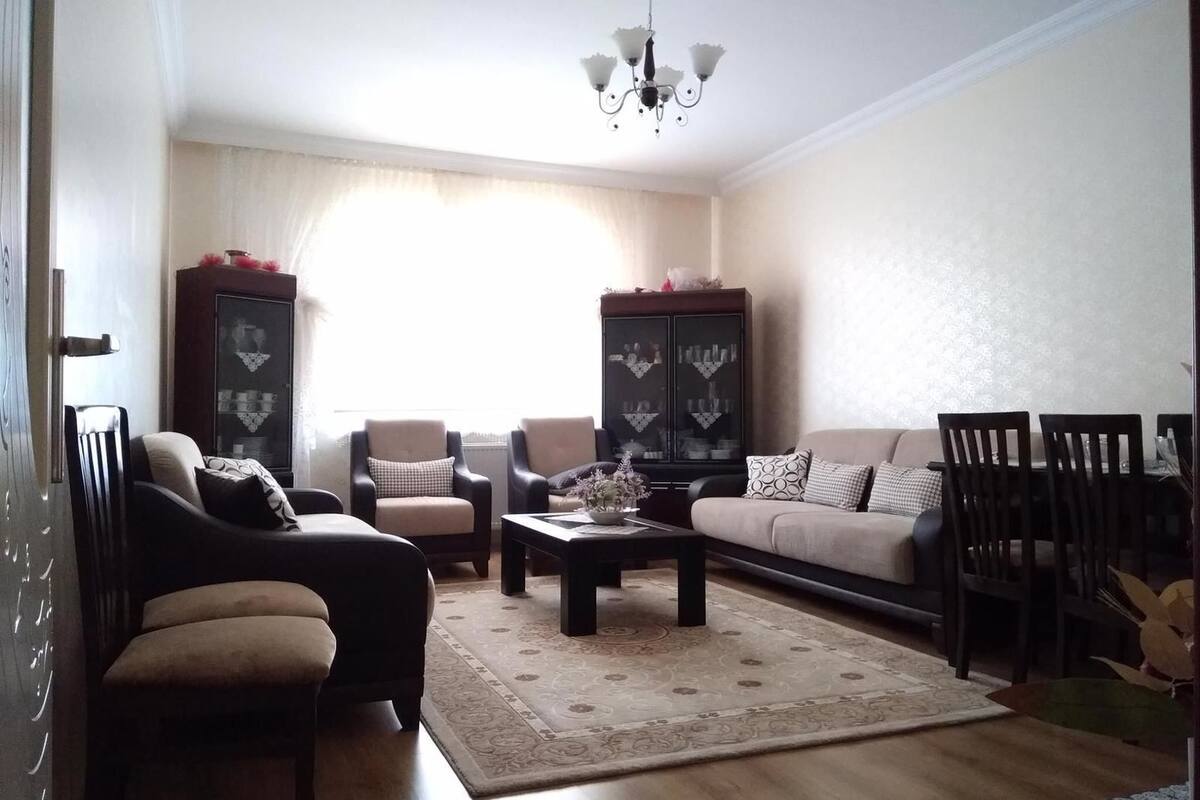 Business Apartment, Multiple Beds | Living room
