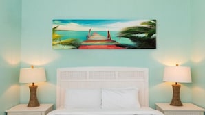 Business Suite, Ocean View | Premium bedding, laptop workspace, blackout drapes, iron/ironing board - Grassy Flats Resort & Beach Club (Marathon)