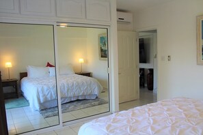 2 bedrooms, in-room safe, iron/ironing board, WiFi