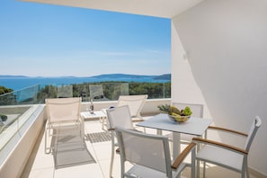 Deluxe Penthouse, Sea View | Balcony view