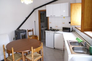Køleskab, ovn, kogeplade, kaffe-/temaskine