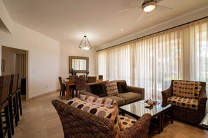 Condo, 3 Bedrooms | Living area | TV - Paraiso Del Mar Resort A104 3 Bed by Casago (La Paz)