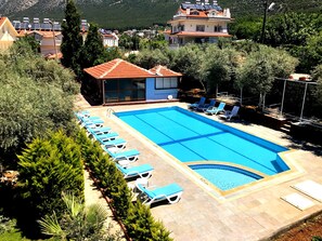2 outdoor pools, open 9:30 AM to 7:30 PM, pool umbrellas, sun loungers - Doga Hotel (Fethiye)