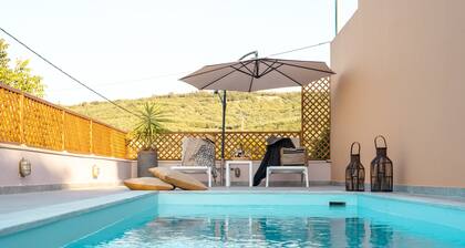 2-Bedroom Retreat: Pool, Cretan Beaches, Local Charm!