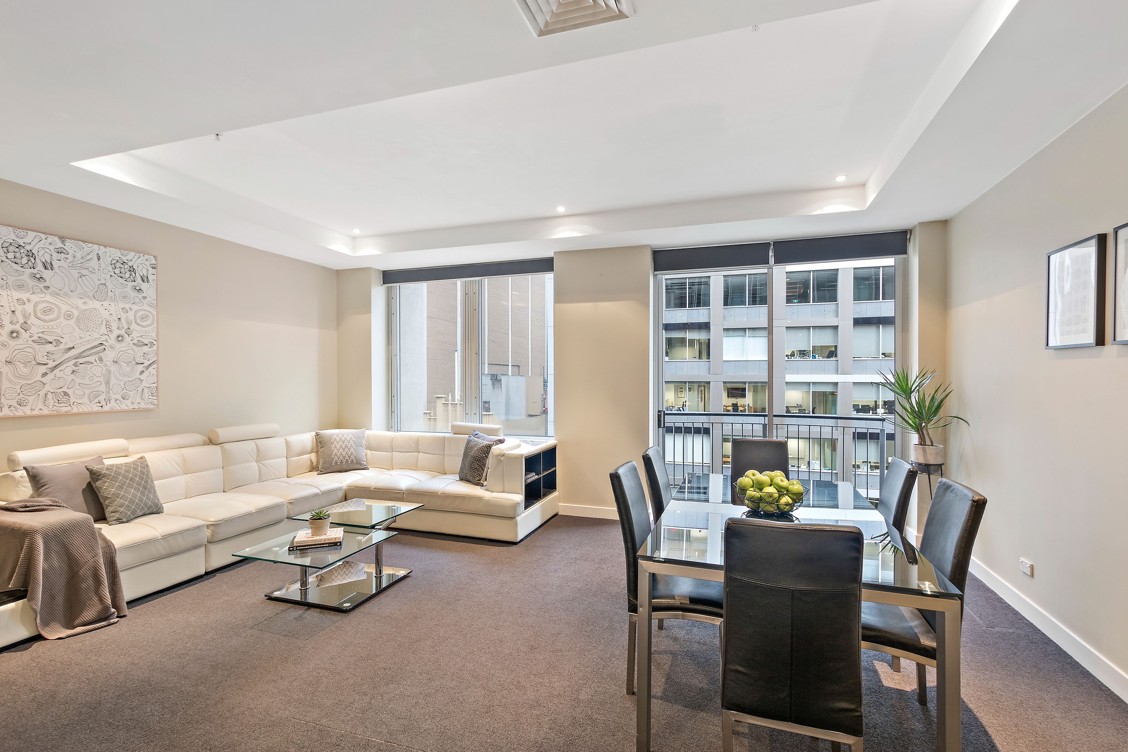 Indy : 2 Bedroom Spacious Apartment | Living area | 50-inch LCD TV with digital channels, TV, Netflix