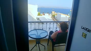 Double or Twin Room, Sea View | Balcony view