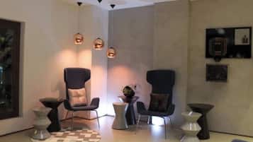 Sittområde i lobbyn