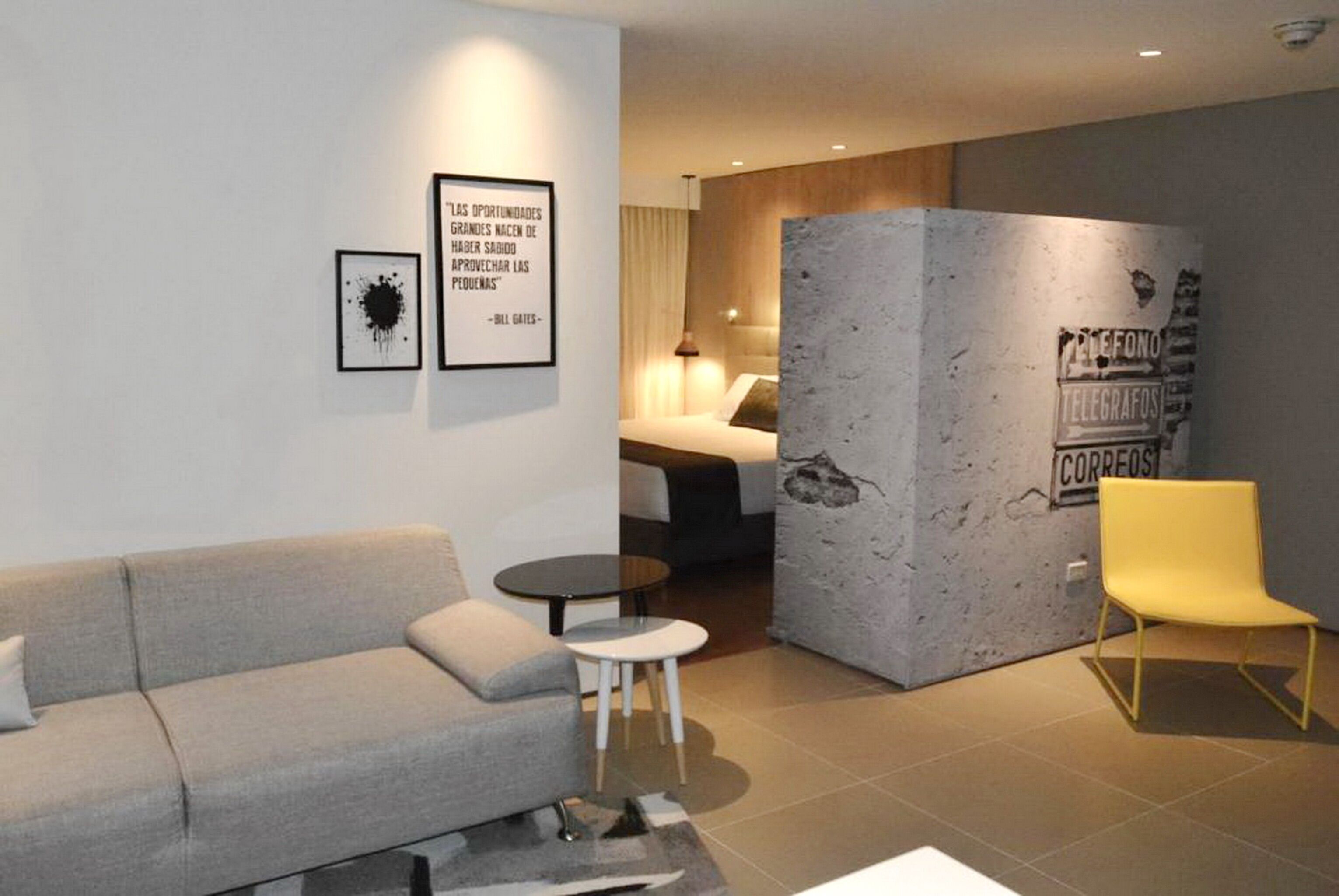 junior suite, 1 king bed | living area | flat-screen tv