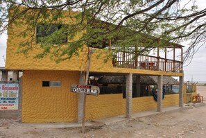 Voorkant van accommodatie